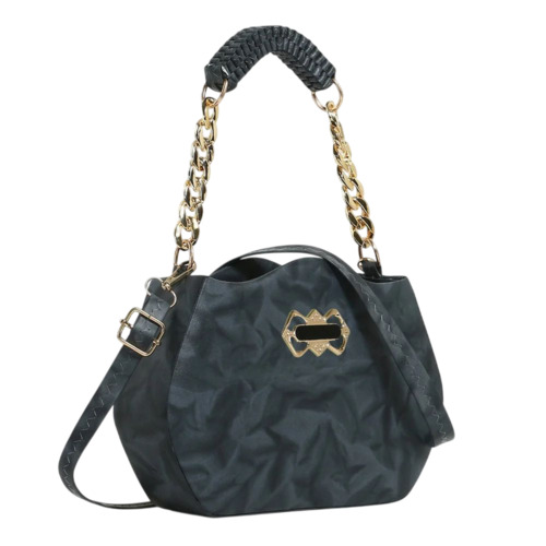 Stylish Black Ladies Sling Bags - PU Material, Customized Size, Black | Moisture Proof, Shock Resistant, Shoulder Length Handle