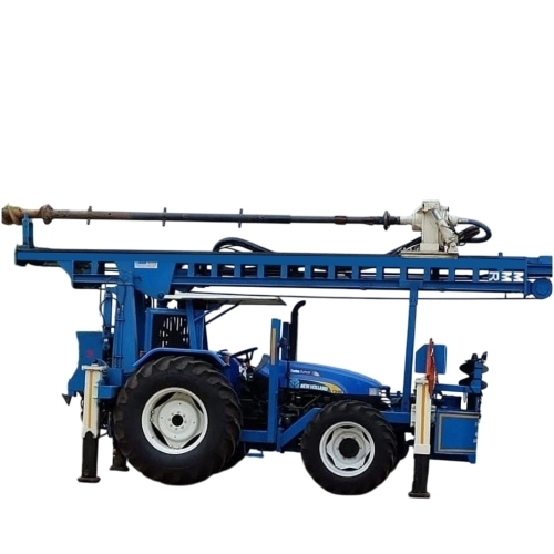 Tractor Mounted Drilling Rigs - Color: Blue
