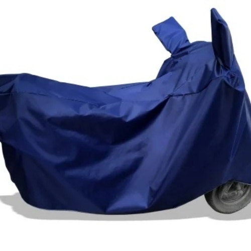 Weather-resistant Blue Color Motorcycle Cover