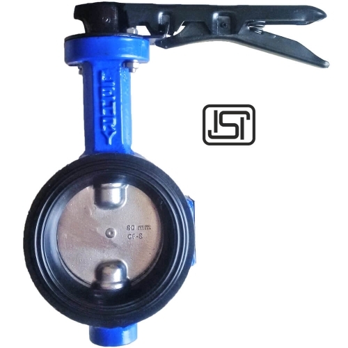 50mm CF8 Stainless Steel Wafer Type Butterfly Valve - Hydraulic Power, Industrial Use, Water and Gas Applications