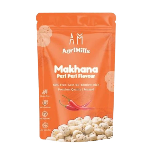 70 Gm Peri Peri Flavour Makhana Packet - White, Roasted, Food Grade, 12 Months Shelf Life