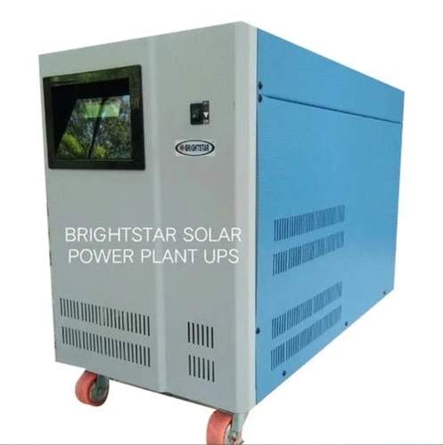 Bright Star Solar Power Plant Ups - Mild Steel, Blue White, 12V 700W | Pure Sinewave, Dual UPS, Battery Management, Fast Charging, Silent Operation