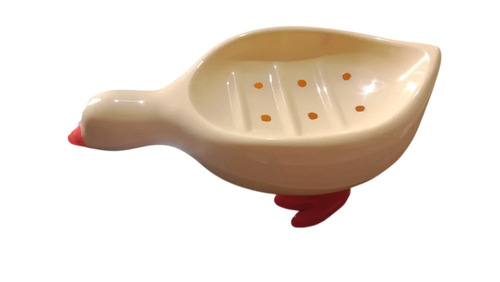Duck Shap Plastic Soap Holder Dish For Home, Hotel, Kitchen