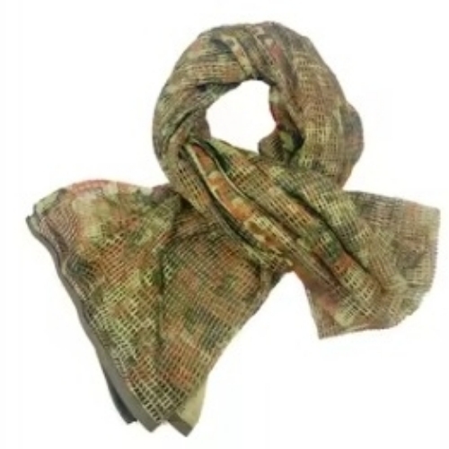 Forest Multicolor Lightweight Netting Mesh Polyester Scarves