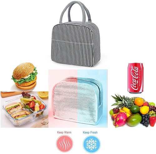 Insulated Travel Lunch Bag for Office - Durable Insulated Material, Multiple Colors | Compact, Easy to Carry, Easy to Clean