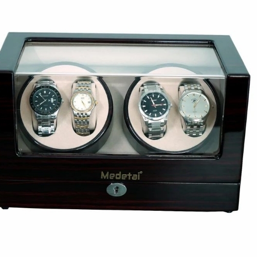 Medetai Luxury Wooden Watch Winder 4+0 - Features: Stylish Design