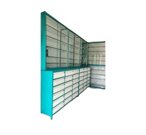 Mild Steel Medical Shop Rack