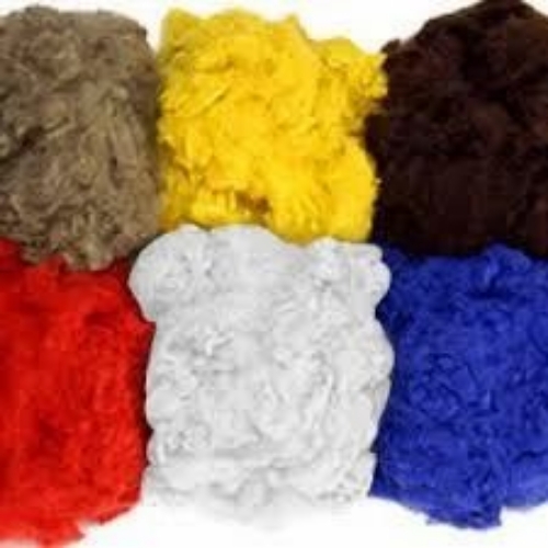 Multicolor 100% Recycled Polyester Fiber