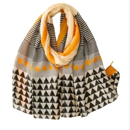 Polka Dot Printed Triangle Ladies Scarves