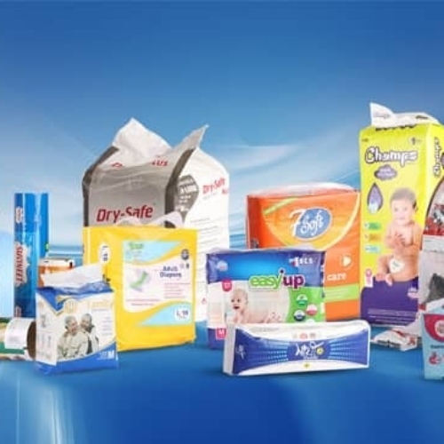 Printed Packing Pouch - Plastic Resealable Closure | Tear-Resistant Moisture-Proof Custom Printed Design