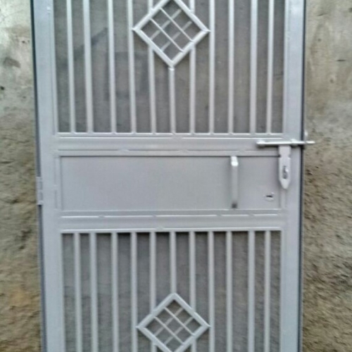 Safety Door - Iron, Reflective | Secure Locking System, Rust-Resistant Finish, Modern Design