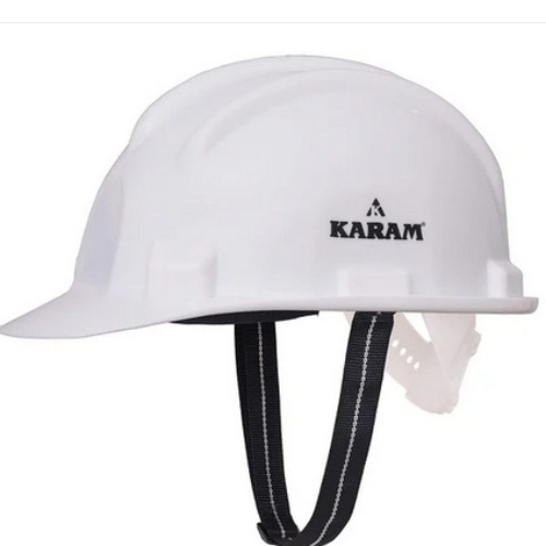 Safety Helmet - Half Face, Standard Size | Crack Resistant, Lightweight, Comfortable