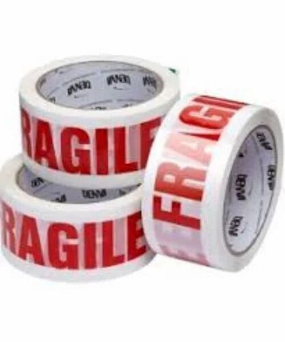 Single Side Printed Tape - Polythene 3-4 Inch Multicolor, Single Side Adhesive, Eco Friendly, Water Resistant, Fine Finish