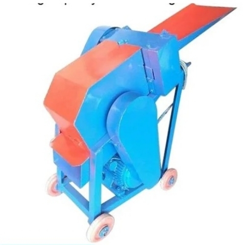 1000kg / Hr Mild Steel Chaff Cutter - Mild Steel, Blue and Orange, 1000kg/hr Capacity | Sharp Blades, Easy Operation, Durable