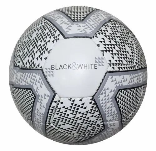 18 Panel Pu Sports Football - Polyurethane Size 5 White 7.5mm Thickness 550g Weight