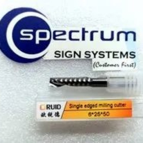 6mm Single Flute 6.25.50 CNC Router Bit