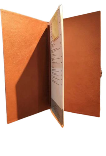9x12 Inches Leather Menu Folders