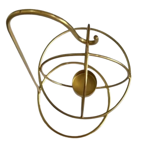 Brass Hook Candle Holder