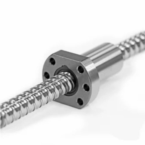 Cold Rolled Ball Screw - Stainless Steel, Standard Size, Silver Oxidized | Cold-Rolled Threads, High Efficiency, Low-Friction Linear Motion
