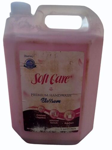 Diversey Soft Care Premium Hand Wash - 5 Litre Pink, Liquid Container | Skin Friendly, Medium Foam, 18 Months Shelf Life