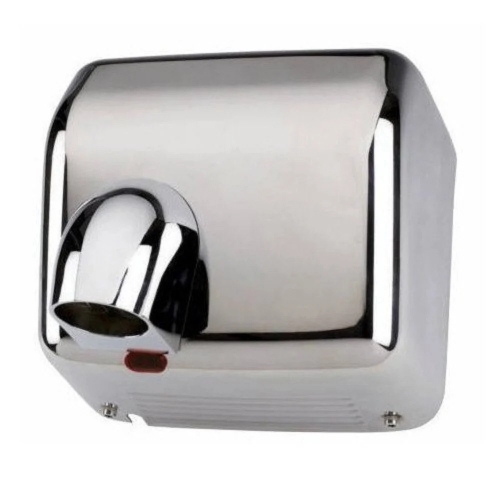 Electric Air Hand Dryer 1000 W - Stainless Steel, Wall-Mounted, Glossy Finish | Powerful Motor, Compact Design, Energy-Efficient