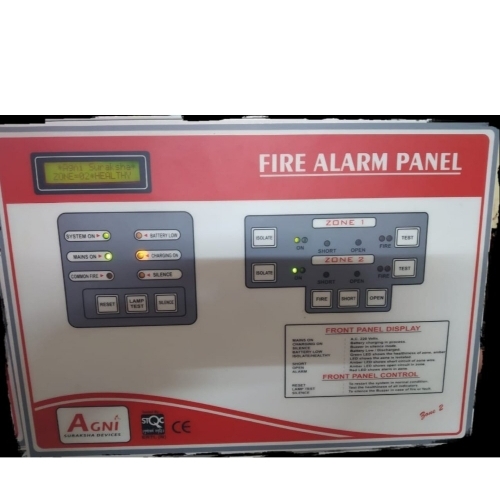 Fire Alarm Control Panel - Wall-Mountable, Durable Build | Multi-Zone Fire Detection, Audible Visual Alerts