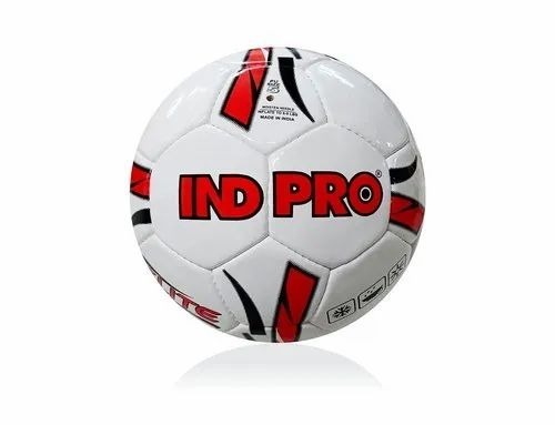 Indpro Elite Football - Polyurethane 7.5mm Size 5 White | Rubber Material