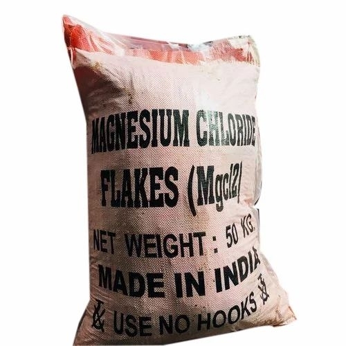 Magnesium Chloride Flakes - Powder Form, Fast-dissolving | Eco-friendly, Non-toxic, Multi-application Use