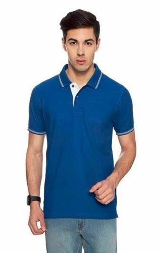 Men Blue T-Shirt
