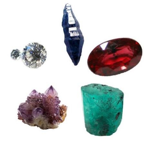 Natural Gemstone - Mineral Gemstones, Custom Color, Solid Hardness | Polished Finish, Durable, Jewelry Use