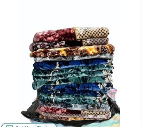 Printed Mink Blanket - Polyester, Various Colors | Lightweight, Shrink Resistant, Easy to Clean