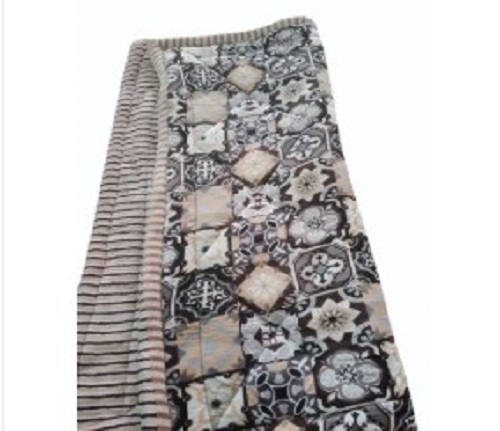 Printed Velvet Rajai - Velvet, Full Size | Light Weight, Low Maintenance, Timely Delivery