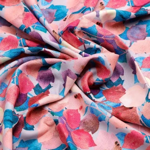 Rayon Fabric - Lightweight Soft Texture, Printed | Shrink-Resistant, Breathable Comfortable