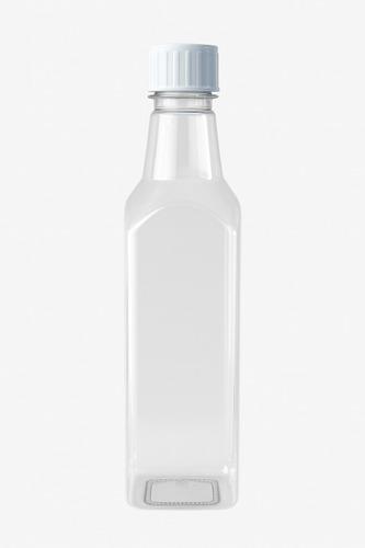 1Ltr Pet Square Bottle - Color: Transparent