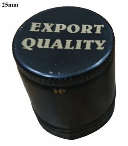 Black 25mm Aluminium Bottle Cap - Aluminium, 25mm, Black | Durable, Lightweight, Screw Cap, Eco Friendly