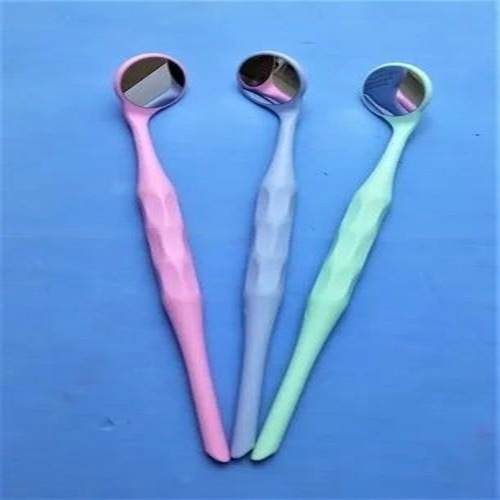 Dental Mouth Mirror - Polycarbonate, Multicolor, Customize Size | Good Quality, Manual Cleaning, Clinical Use
