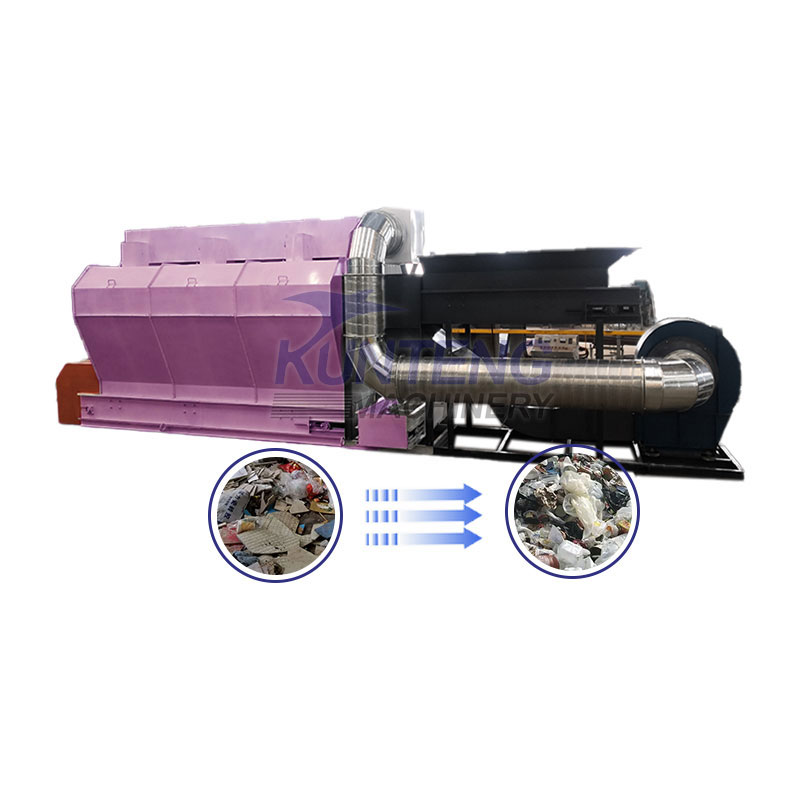 Fabric Waste Plastic Waste Organic Waste Air Screening Machine - Capacity: 50 Ton/Day
