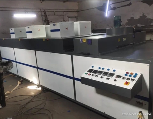 Industrial Crystal Coating And Curing Machine - Stainless Steel, White | Rapid UV Curing, High Intensity, Energy Efficient, Precise Wavelength Control