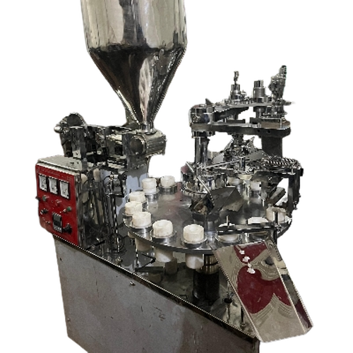 Lami Tube Sealing And Filling Machine - Stainless Steel, Silver, 10-30 mm Seal Length | Automatic Operation, Precise Filling, Adjustable Volume