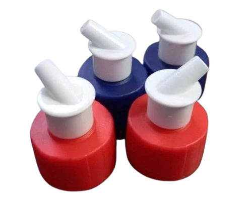 Liquid Detergent Bottle Cap - Plastic 28mm Round, Multi Color | Durable, Lightweight, Fine Finished