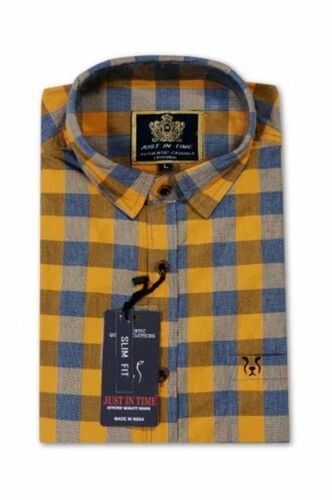 Men Striped Cotton Shirt - Full Sleeves, Multi Color, Regular Fit | Breathable, Anti UV, Quick Dry, Comfortable Fit