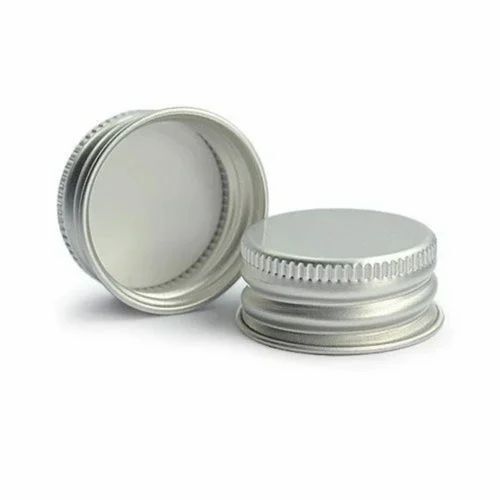 Metal Screw Cap - Metal, 18mm Diameter, Silver, Round | Durable, Lightweight, Leaf Proof, Fine Finish