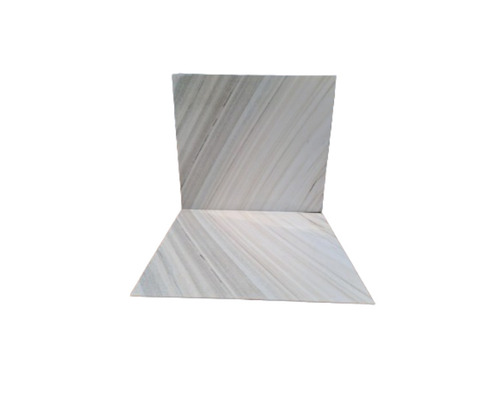 Morchana Pure Makrana White Marble 15mm Thickness 2 x 2 Ft - Makrana White Marble Slabs, Flooring Use, White Color