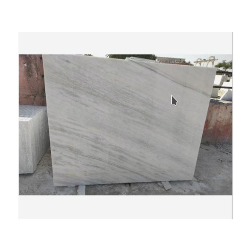 Morwad White Smooth Marble - 24x24 Inches, 1.5 Inches Thick | White Marble Slabs for Flooring