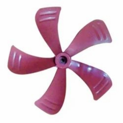 Red Pp Fan Blade - Plastic, Red, Lightweight | Durable, Corrosion Resistant, Heat Resistant, Low Noise, Energy Saving