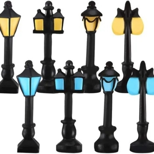 Resin Toy Miniature - Resin, Small Size, Black and Yellow | Lightweight, Hand-Painted, Smooth Texture, Collectible Decorative Piece