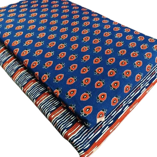 100-150 GSM Cotton Printed Fabric - 44 Inch, Multi Color | Shrink-Resistant, Fine Finish, Lightweight
