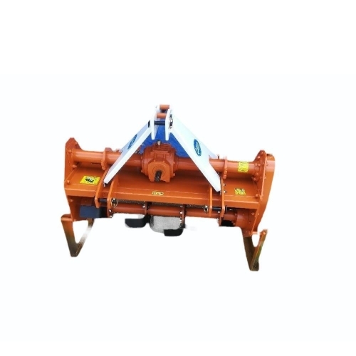 24 Agricultural Mini Rotavator - Stainless Steel, Orange White, 24 Blades | Compact Design, Precision Balanced, Easy Mounting