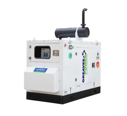 40KVA Greaves Power Genset - PVC Wrapped, White, Three Phase, 50-60Hz, Silent Diesel | Rust Free, 220-240V