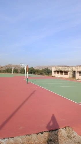8 Layer Volleyball Court Flooring - Color: Green